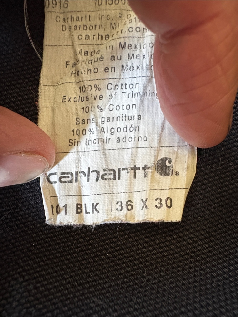 Black Carhartt R01 overalls - Picture 2 of 7